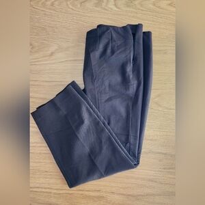 Talbots petite size 8 petite brown crop pants with zipper on the side